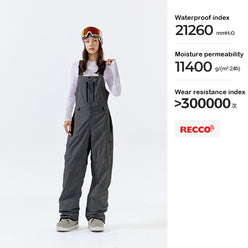 NANEND 25 new ski overalls (unisex) single board 3L waterproof and windproof outdoor professional jumpsuit