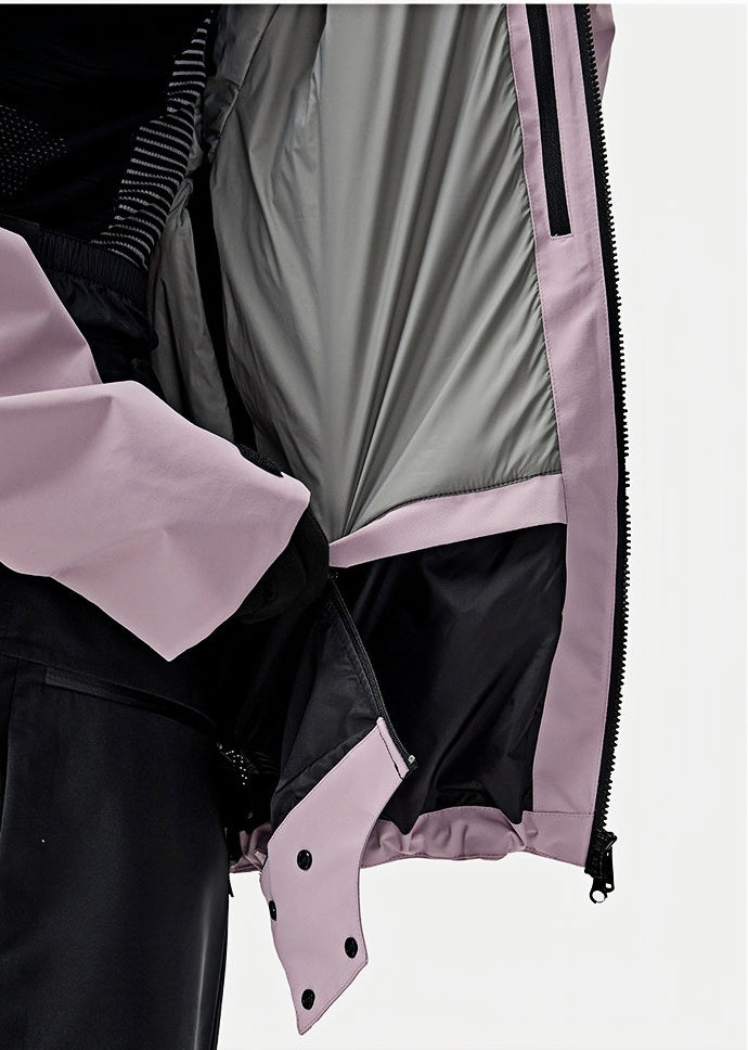 Detachable snow skirt – NANEND 3L Waterproof Ski Jacket with Insulation