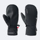 Black ski mittens, product shot - NANEND PrimaLoft® Professional Waterproof Ski Gloves (Black)