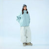Watercolor Series 3L Insulated Ski Suit Set – Unisex (Cream Blue Jacket + Aurora White Pants) – NANEND