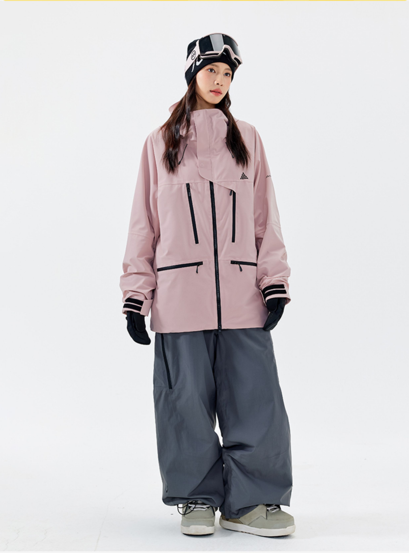 NANEND 25 New Windproof P-cotton Waterproof and Warm Snowboard Suit Set for Men and Women