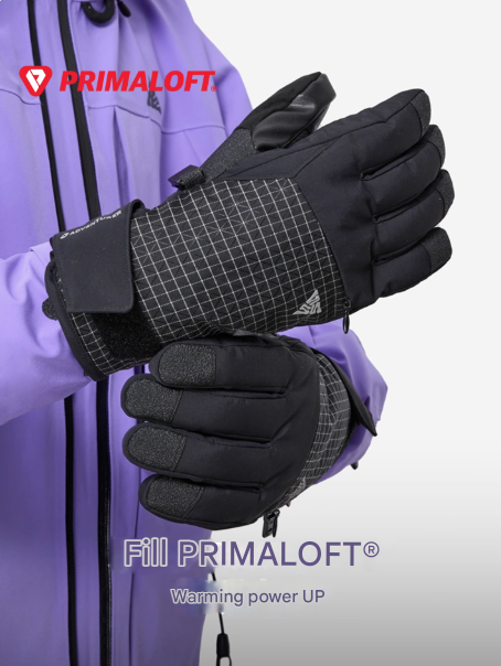 NANEND 25-year men's single and double-plate P-cotton palm reinforcement professional five-finger waterproof outdoor warm gloves