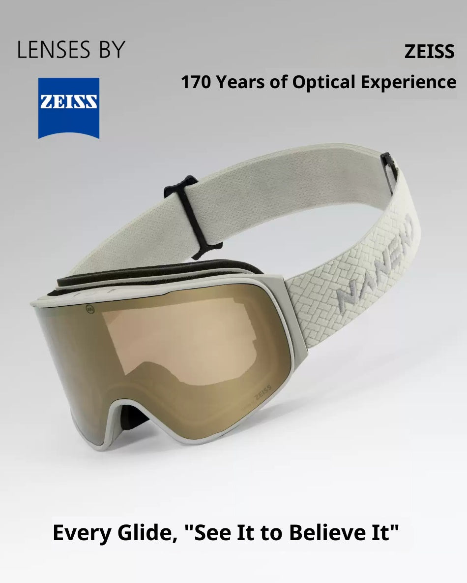 NANEND 25-year-old ZEISS framed flip-up double-layer anti-fog ski goggles NG24 PRO