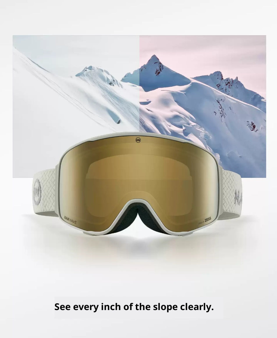 NANEND 25-year-old ZEISS framed flip-up double-layer anti-fog ski goggles NG24 PRO