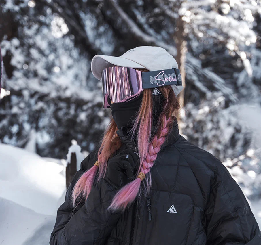 NANEND OTG Cylindrical breathable HD anti-fog flip-up ski goggles NG17