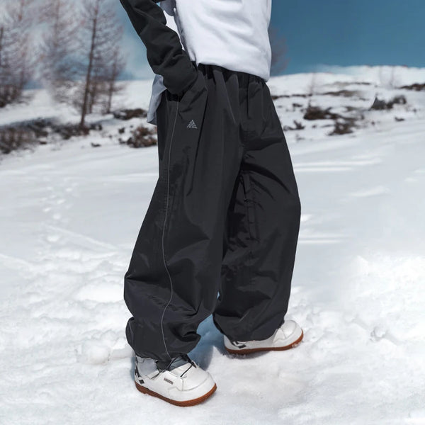 Ski pants are waterproof wear-resistant and windproof Single board skiing for men and women