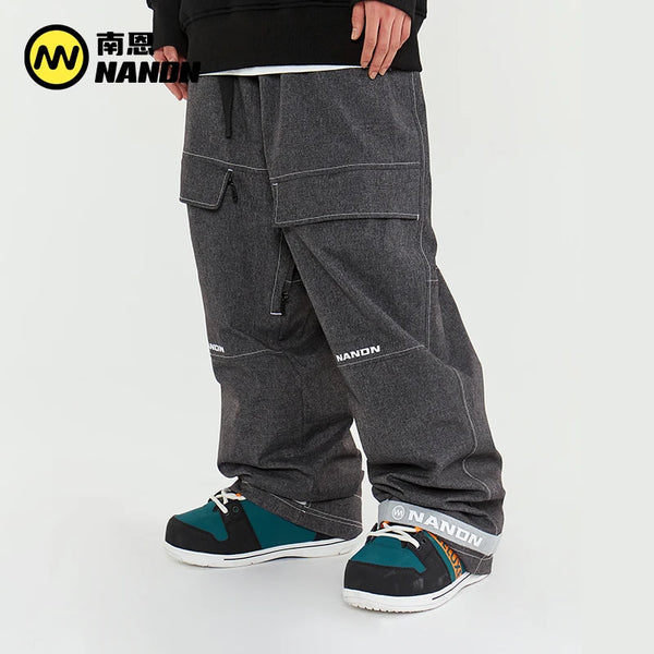 Ski pants trousers are waterproof wear-resistant and windproof Single boarding skiing for men and women