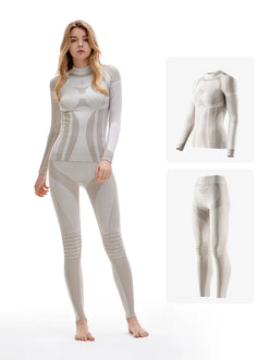 NANEND Professional ski thermal underwear base layer men's & women's autumn and winter compression quick-drying clothing set