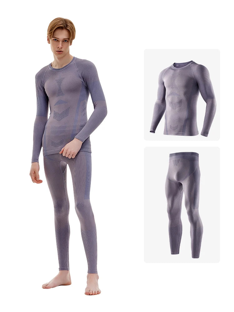 Ski quick drying underwear compresses muscles, absorbs moisture, wicks sweat, and dries quickly