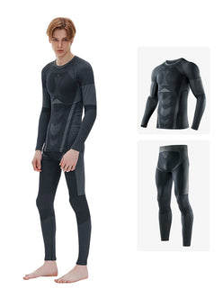 NANEND Professional ski thermal underwear base layer men's & women's autumn and winter compression quick-drying clothing set