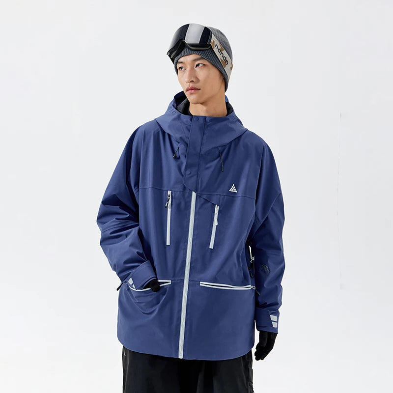 NANEND Snowboard Ski Suit Women's and Men's Ski Suit Waterproof and Windproof P Cotton Warm Jacket Snow Suit