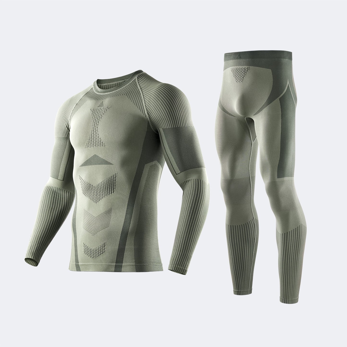 Antibacterial, warm, quick-drying ski underwear set - NANEND