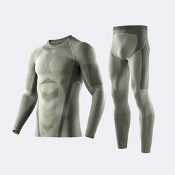 Antibacterial, warm, quick-drying ski underwear set - NANEND
