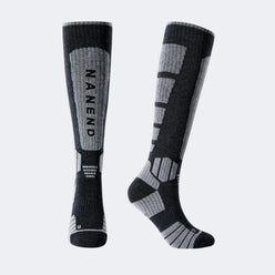 Antimicrobial Thermal Merino Wool Pro Ski Socks – Unisex - NANEND