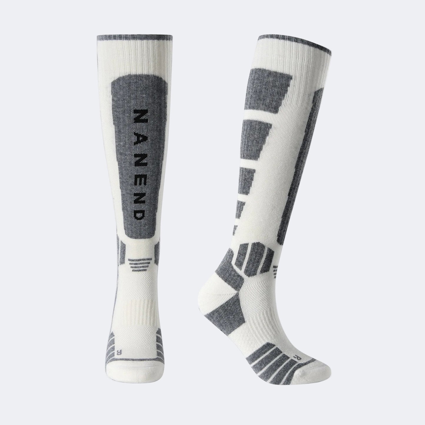 Antimicrobial Thermal Merino Wool Pro Ski Socks – Unisex - NANEND