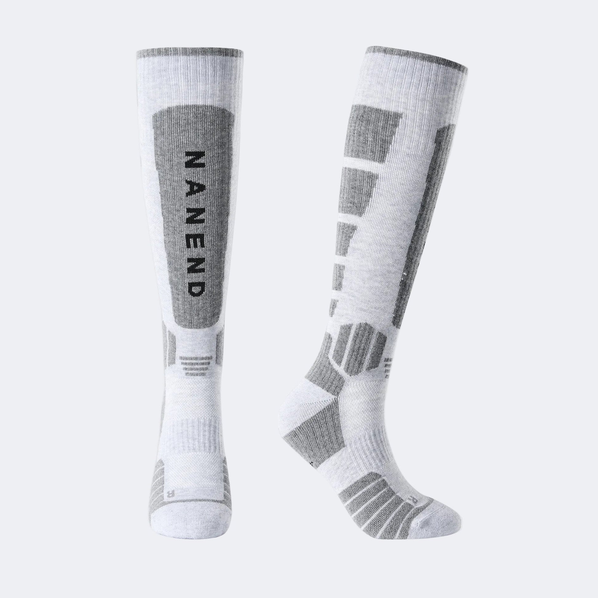 Antimicrobial Thermal Merino Wool Pro Ski Socks – Unisex - NANEND