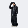 Clean-Fit color-blocked waterproof and warm ski suit set - NANEND