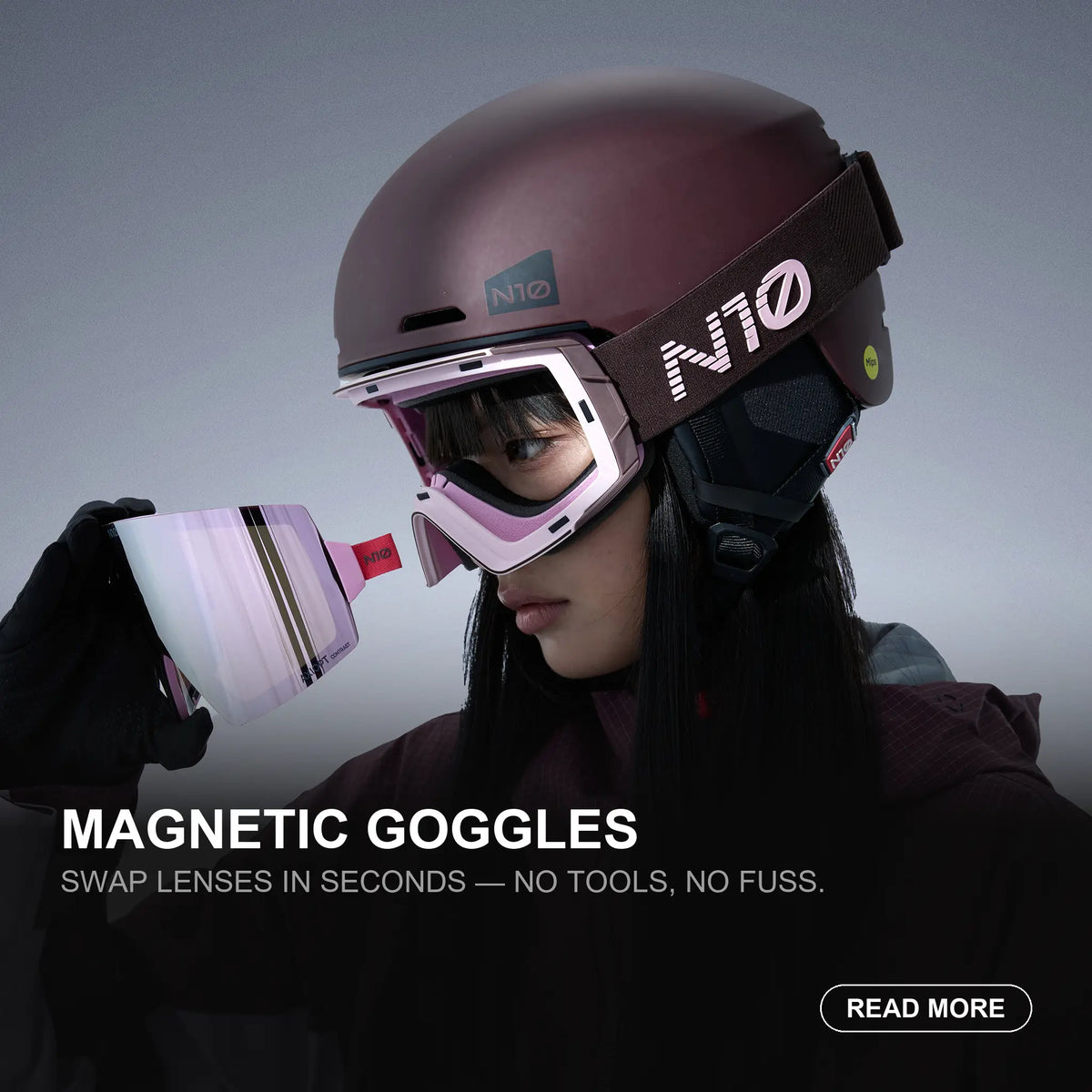 Magnetic snow goggles – NANEND