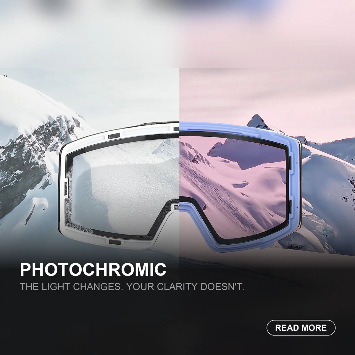 Photochromic snow goggles – NANEND