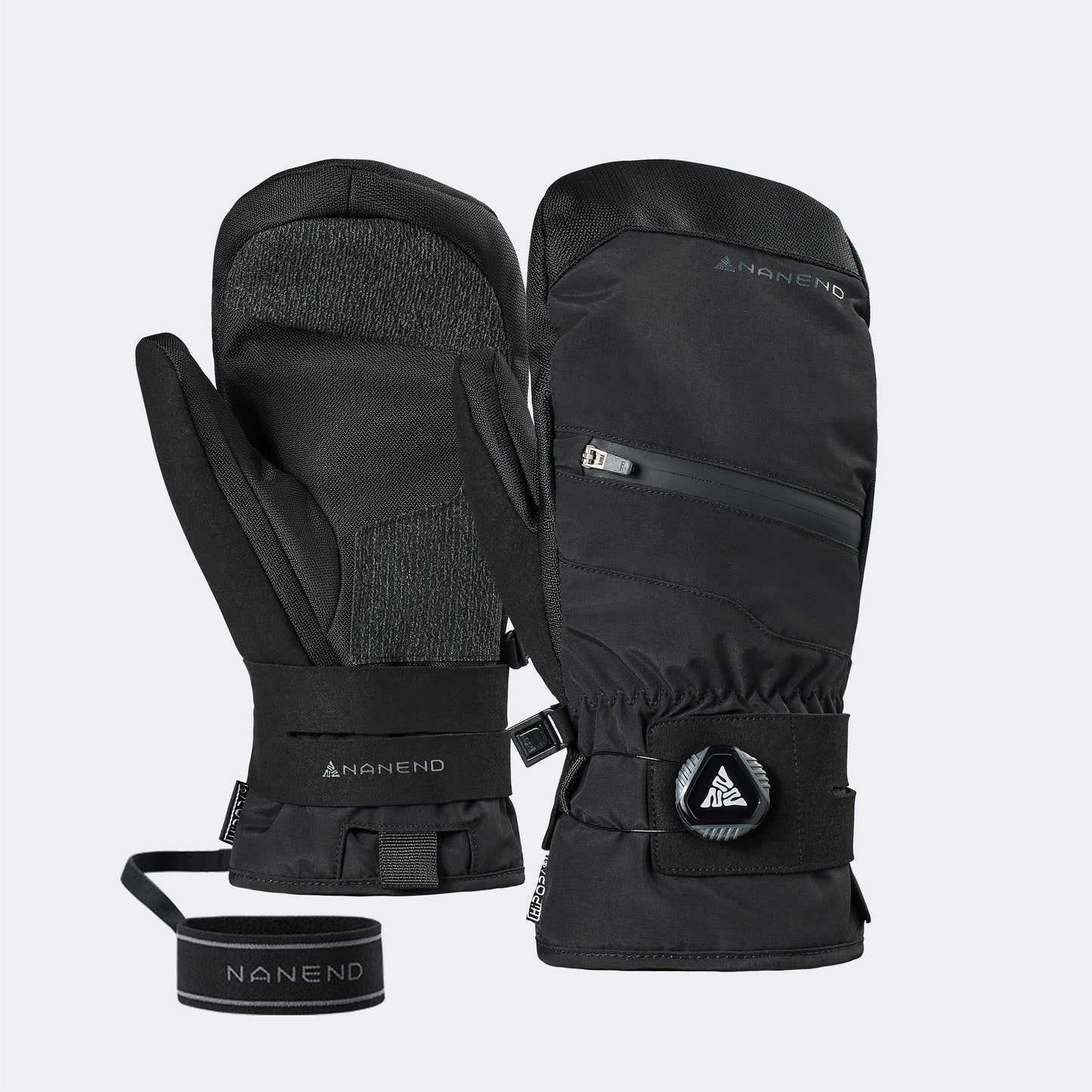 Cordura® Kevlar® Reinforced Ski Gloves – Built-in Wrist Support & Rotary Adjustment - NANEND