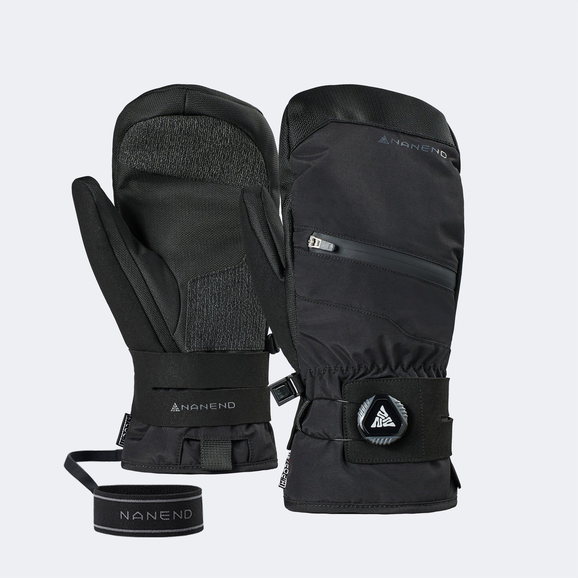 Cordura® Kevlar® Reinforced Ski Gloves – Built-in Wrist Support & Rotary Adjustment - NANEND
