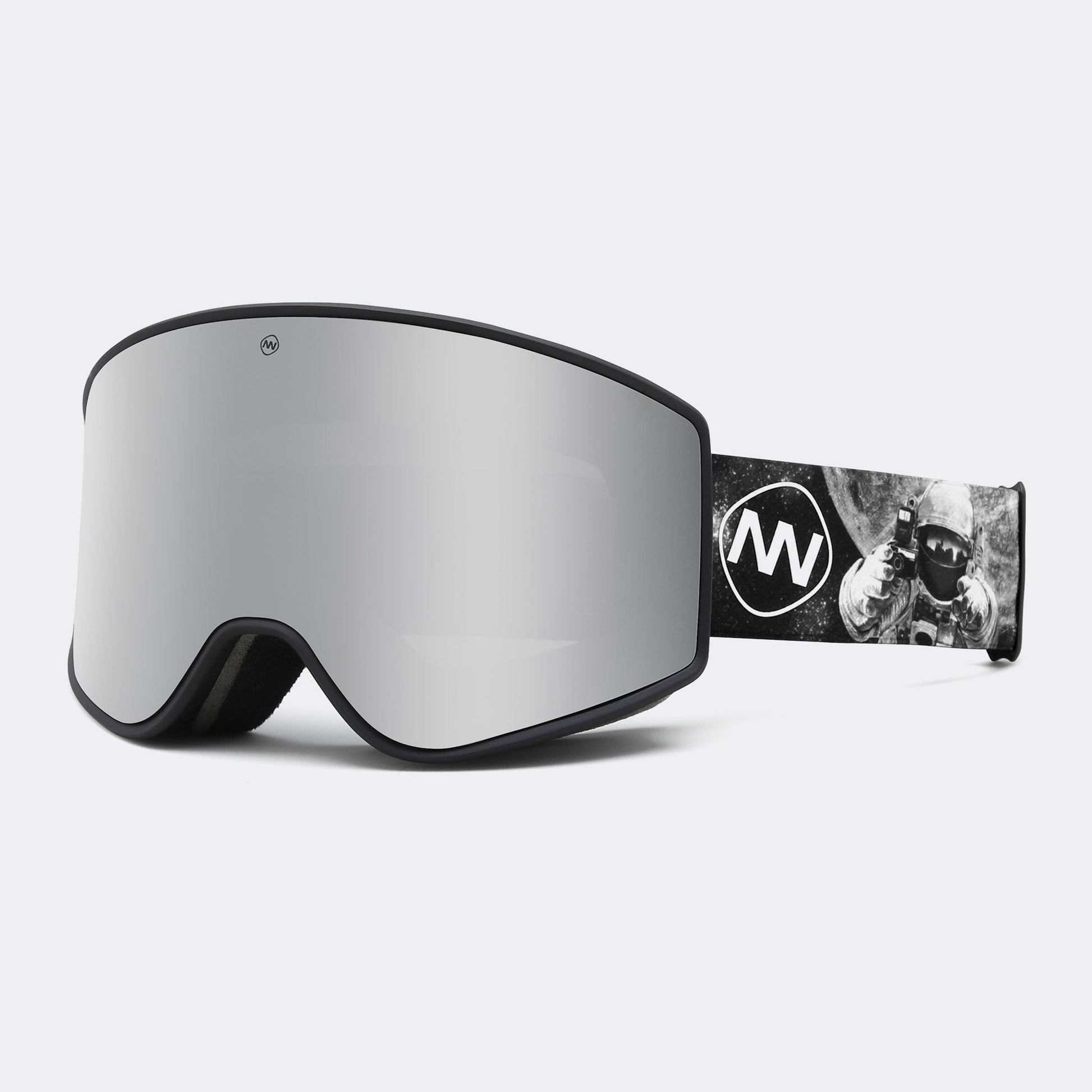 Cylindrical anti-fog inner layer Mazzucchelli lens ski goggles NG11 - NANEND