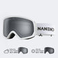 Double-layer curved photochromic ski goggles NG23Max - NANEND