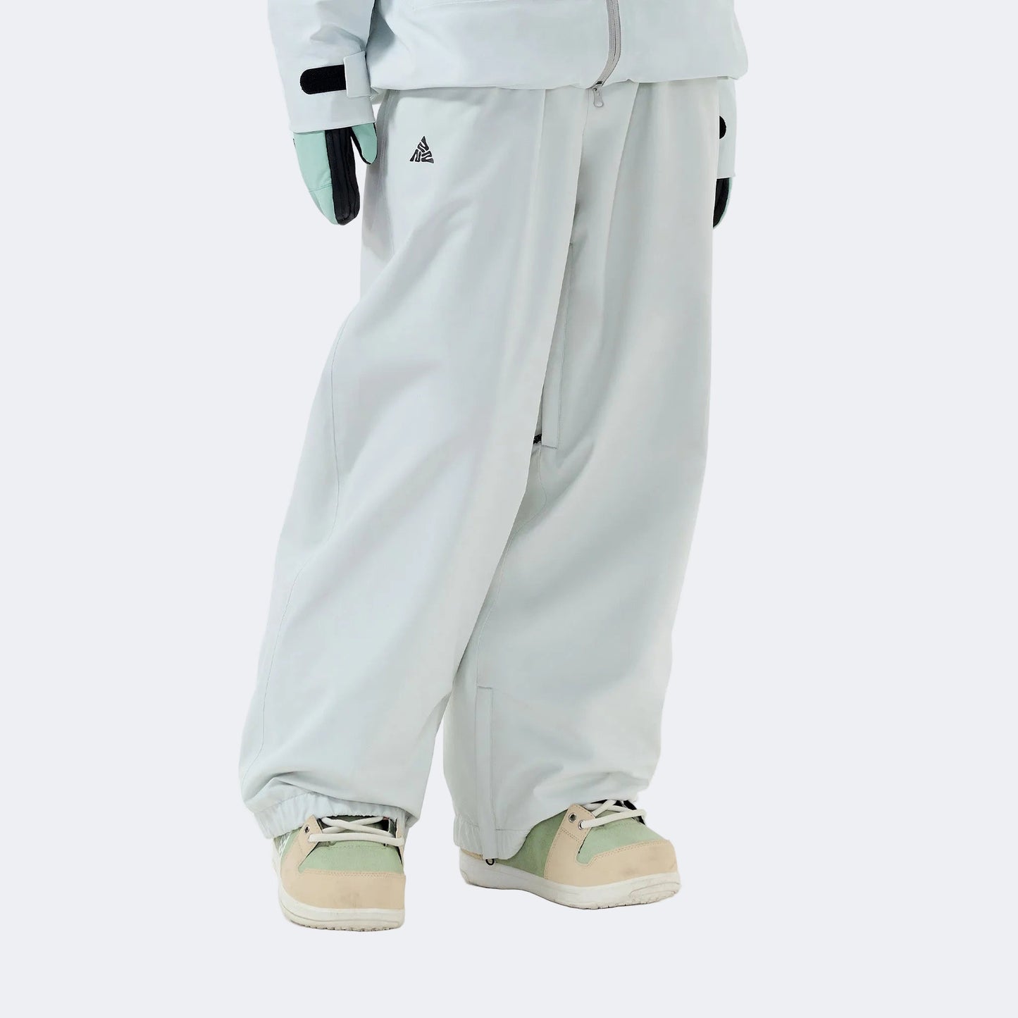 Fleece-lined, thickened, waterproof, professional loose-fitting ski pants -Unisex - NANEND