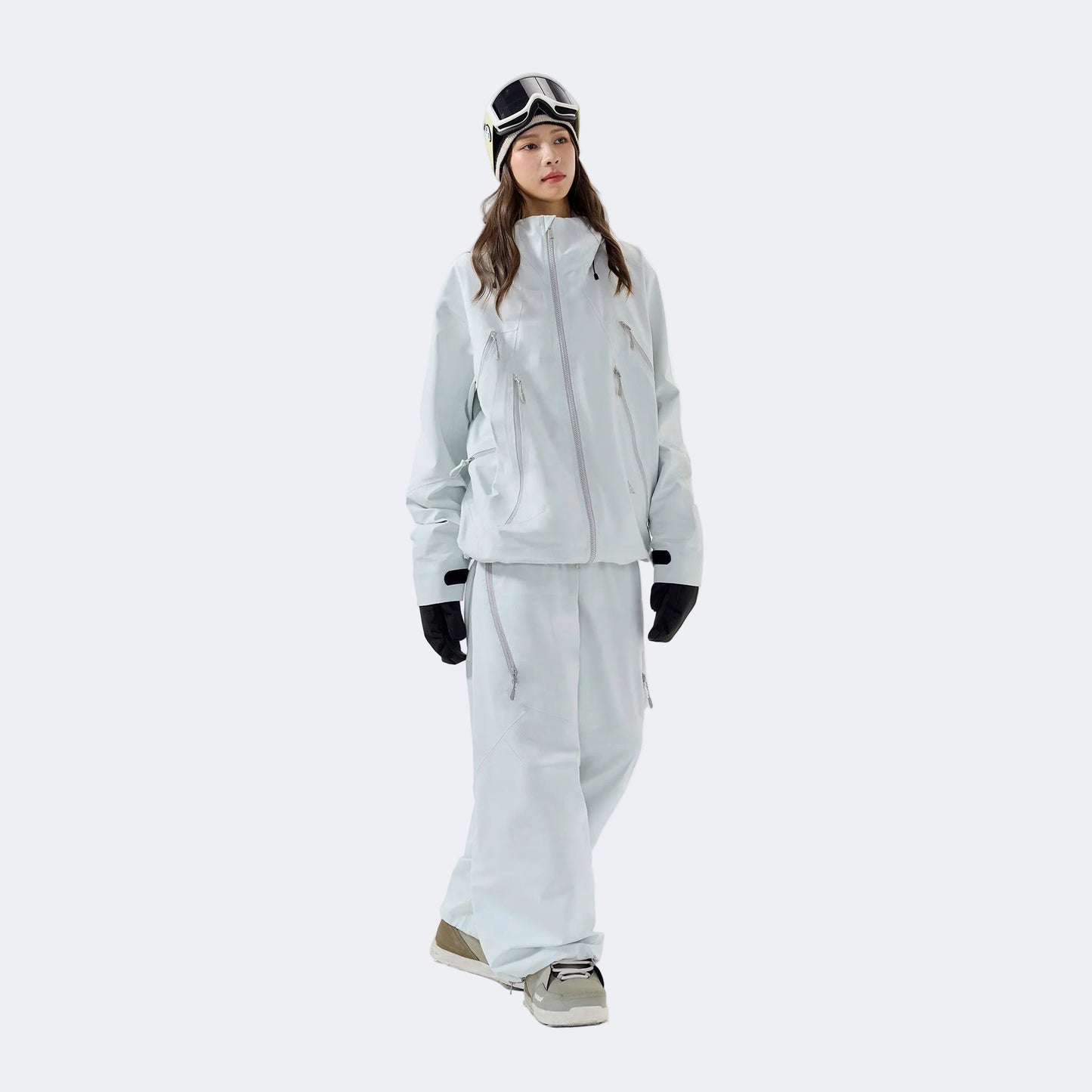 Free-fit 3L lightweight windproof and waterproof ski pants - Unisex - NANEND