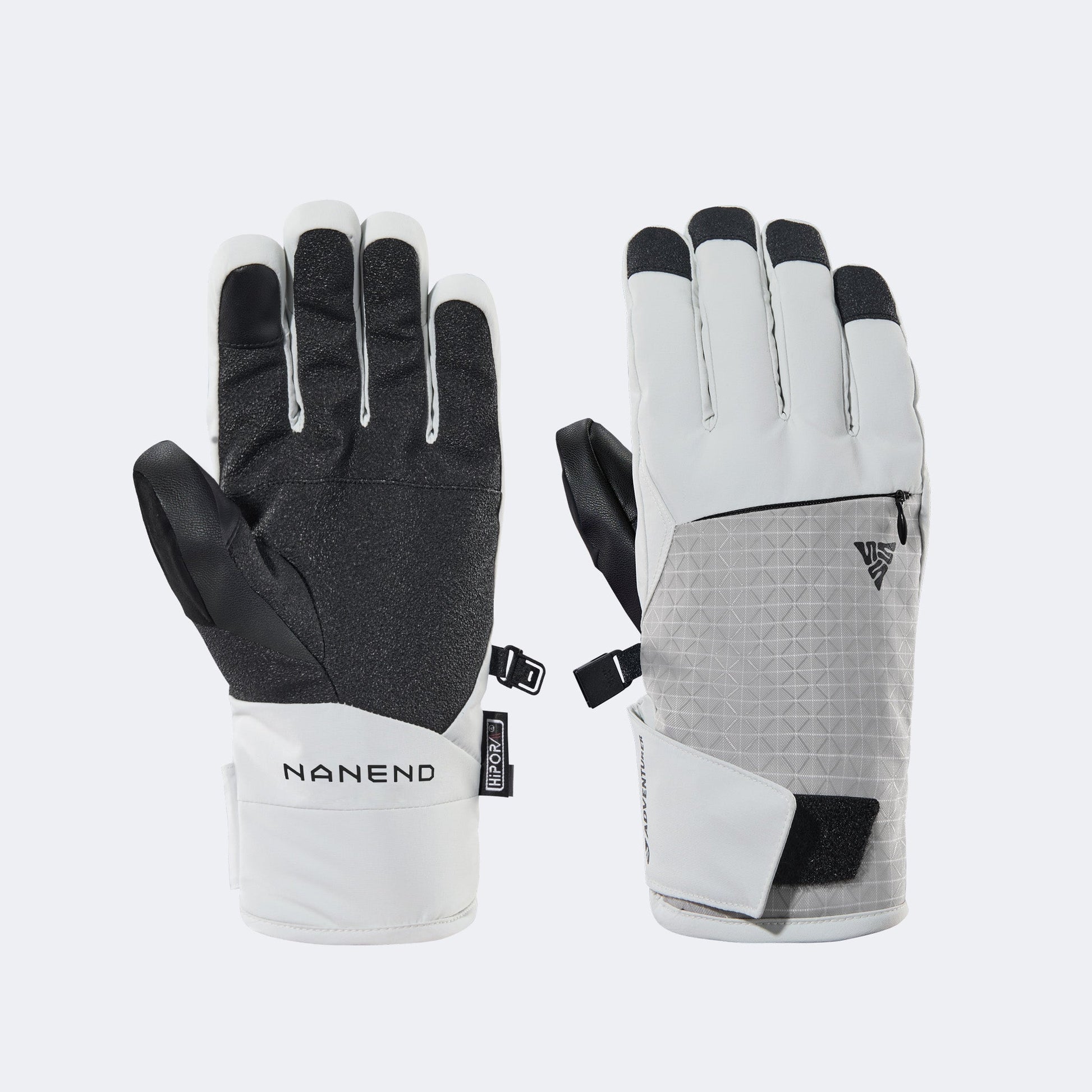 Gold Primaloft® Insulated Touchscreen Ski Gloves – Waterproof & Wear-Resistant - NANEND
