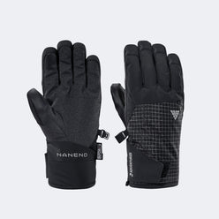 Gold Primaloft® Insulated Touchscreen Ski Gloves – Waterproof & Wear-Resistant - NANEND