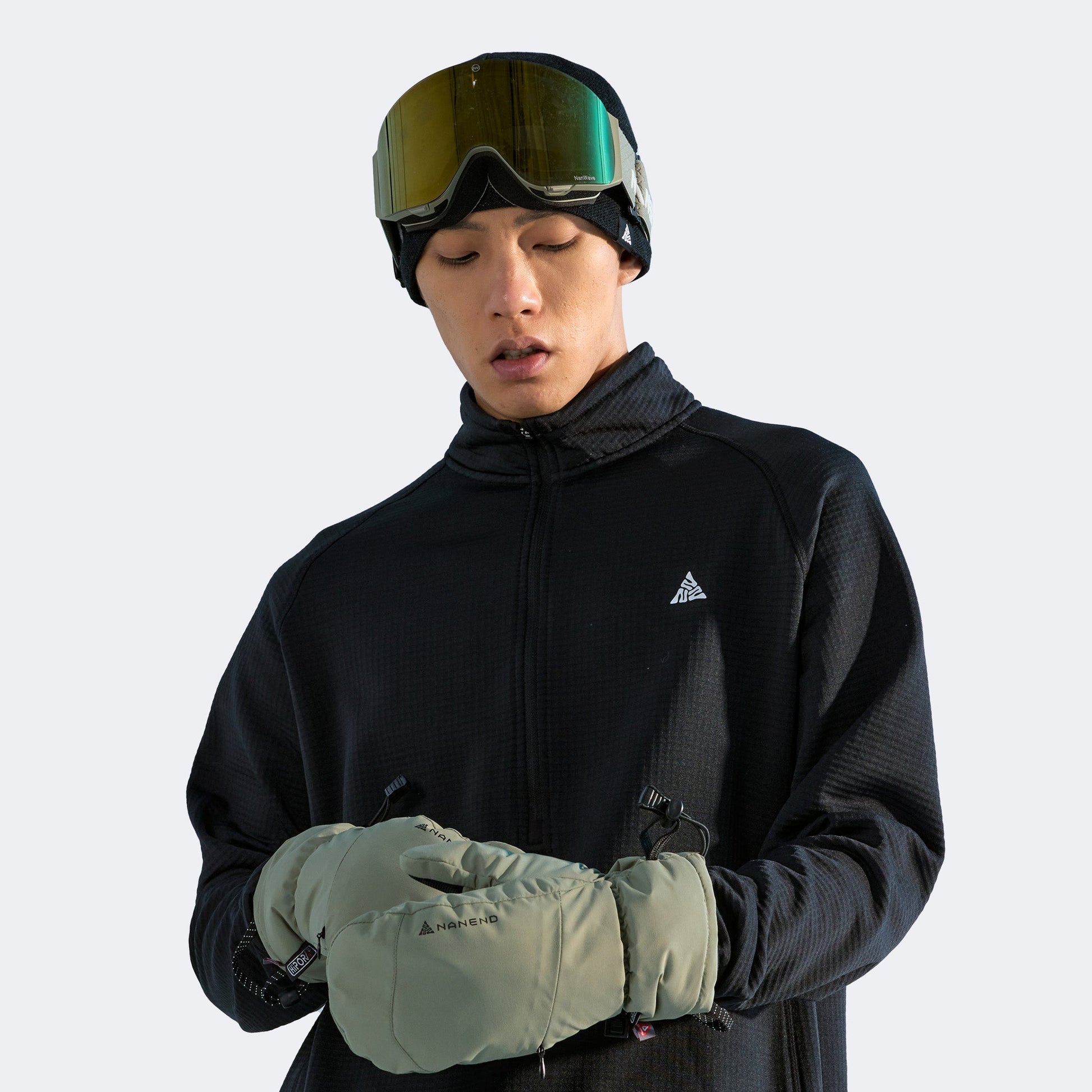 Gold Primaloft® Waterproof Thermal Ski Gloves – Wear-Resistant - NANEND