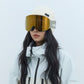 High-definition anti-fog magnetic NanFlip flip-top ski goggles NG21 - NANEND