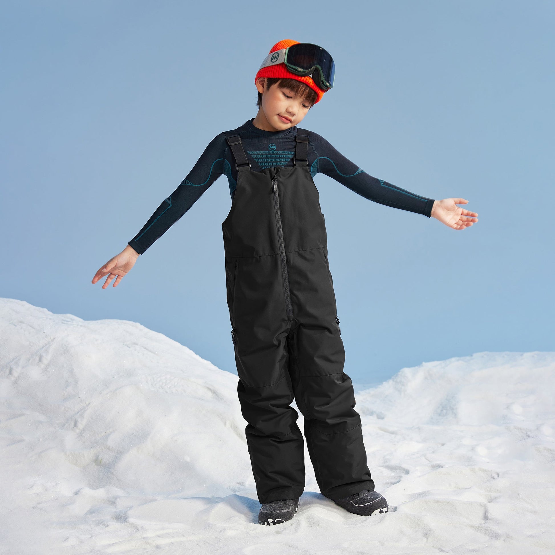 Ice Warrior - Warm and Waterproof Children's Ski Overalls - NANEND