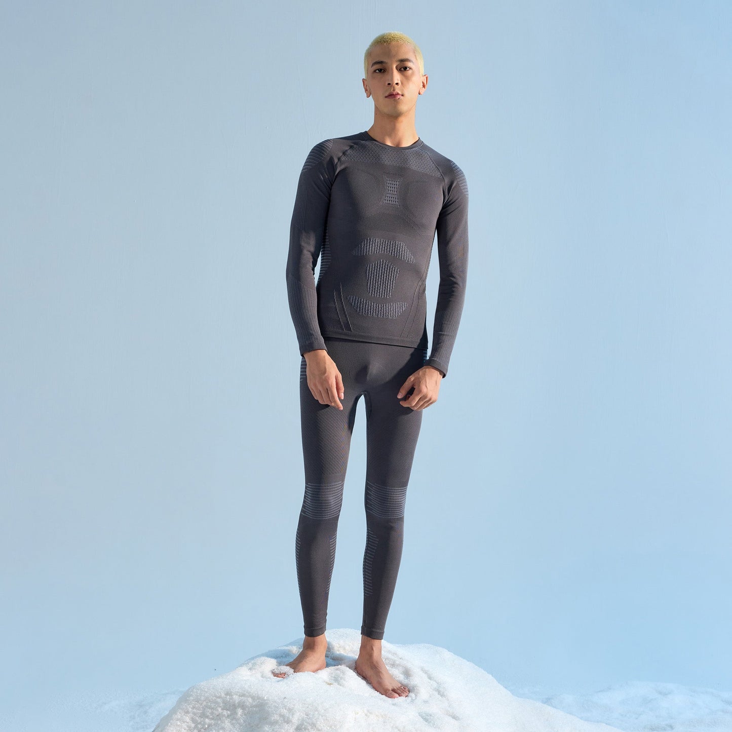 Ice-woven Merino wool ski thermal underwear - NANEND