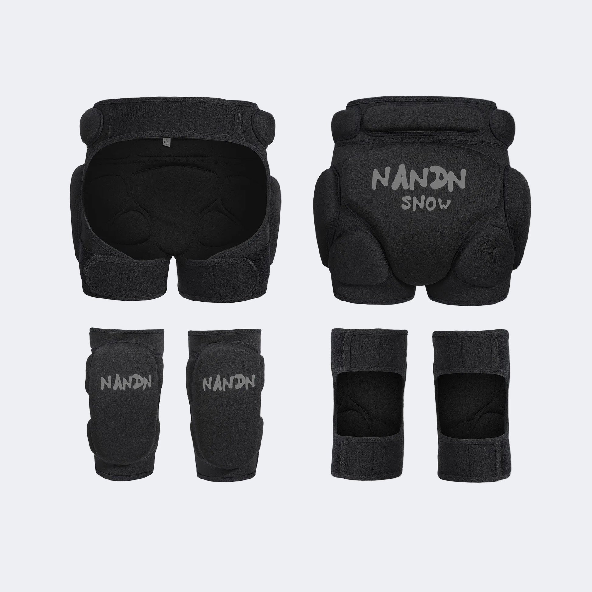 Kids Impact Protection – Hip & Knee Pads, Overpants Style, Thickened for Skiing - NANEND