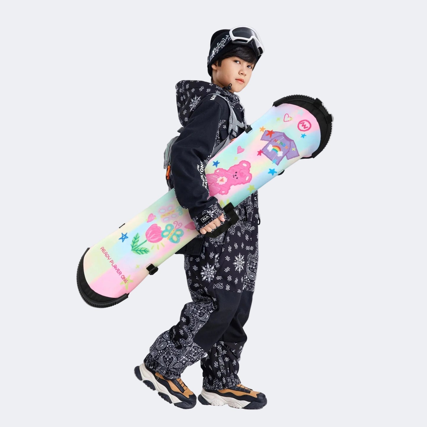 Kids Snowboard Bag – Convertible Shoulder Strap & Hand Carry - NANEND