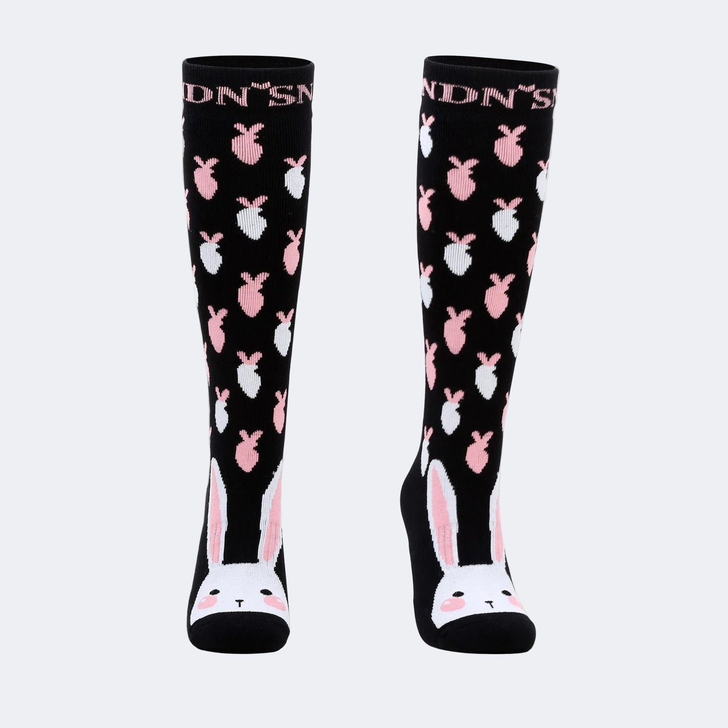 Kids Thermal Extra-Long Thickened Ski Socks with Cartoon Print - NANEND
