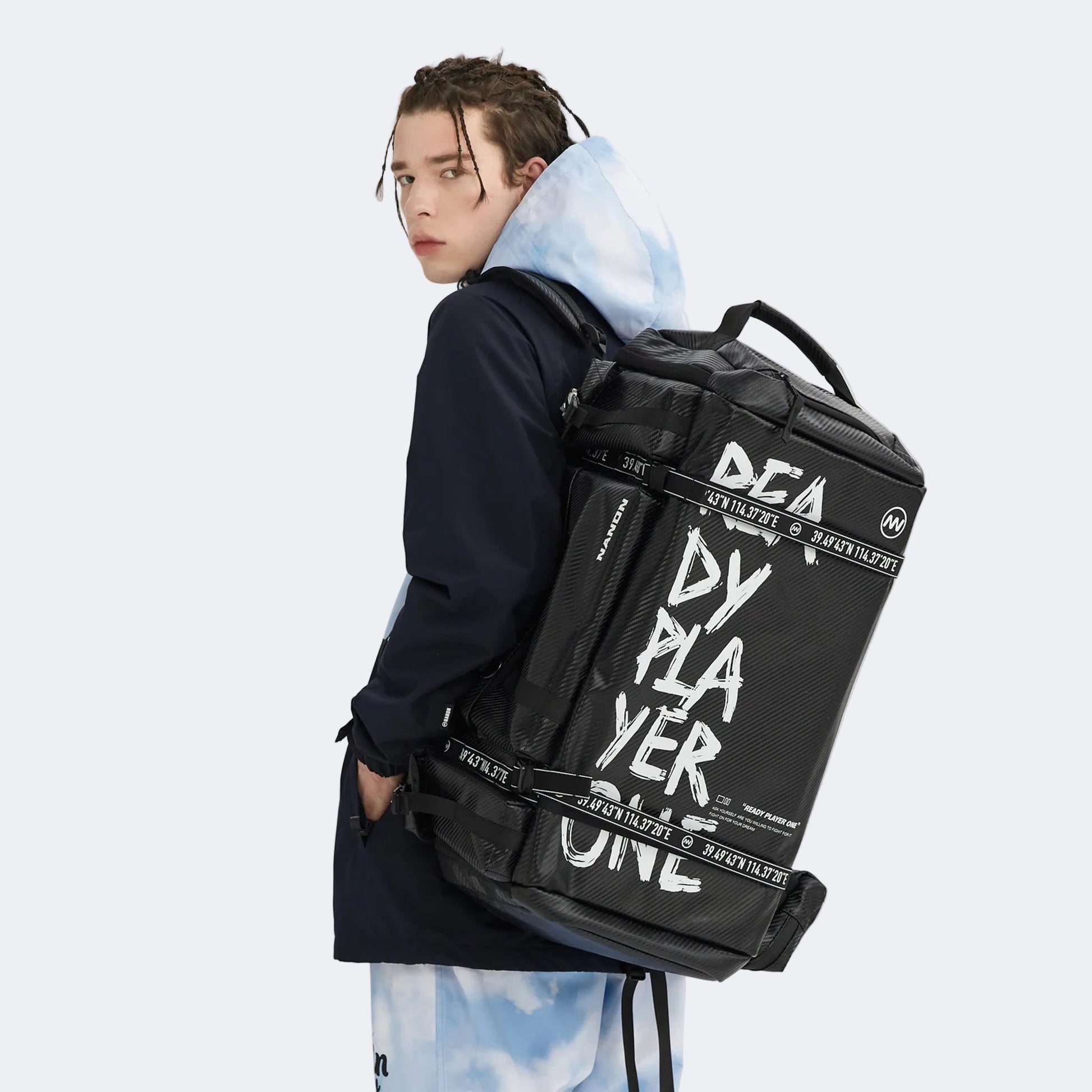Large-Capacity Ski Backpack – Dual-Shoulder Straps, Wet-Dry Compartments - NANEND