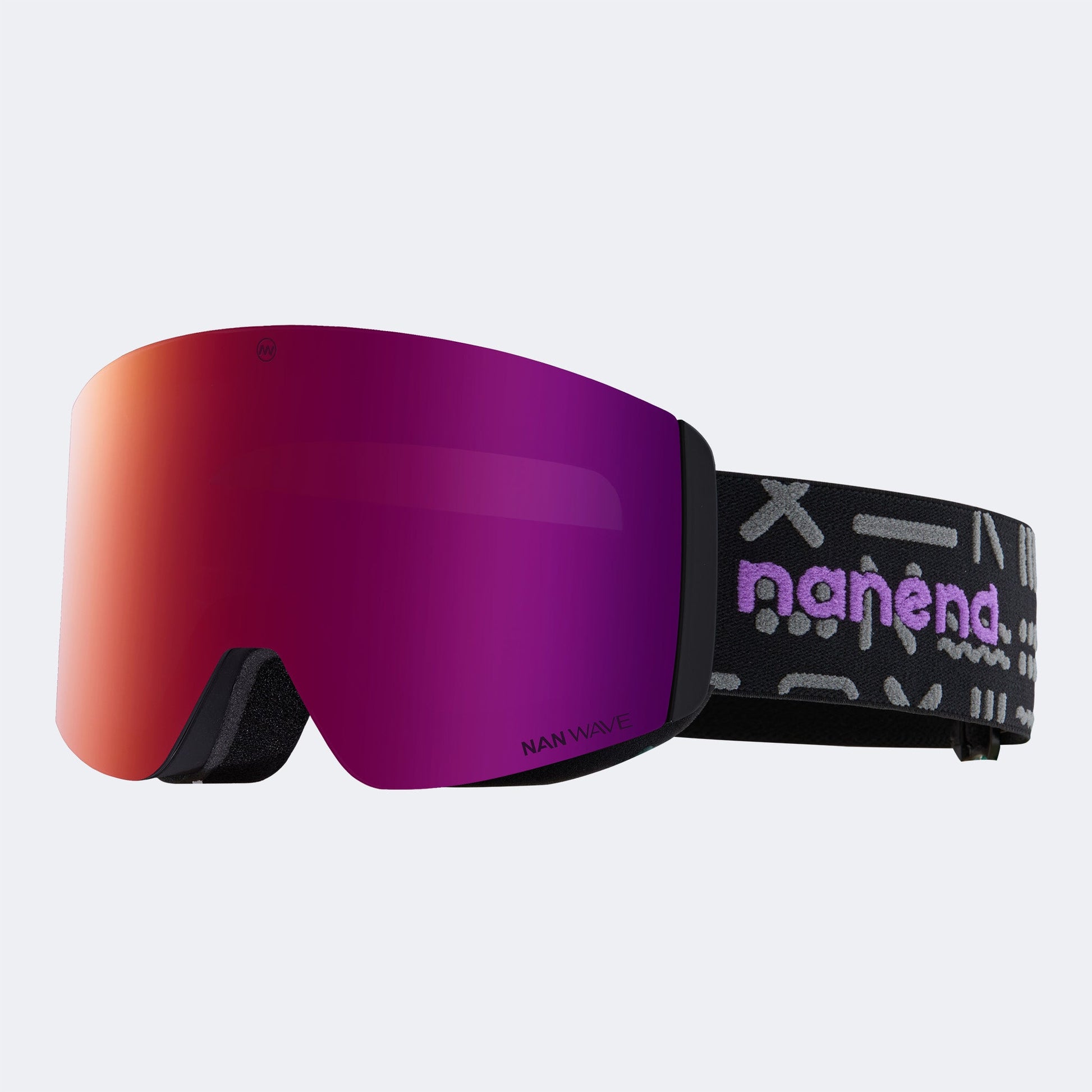 Magnetic Anti-Fog & HD Wide-View Youth Ski Goggles NG14KM