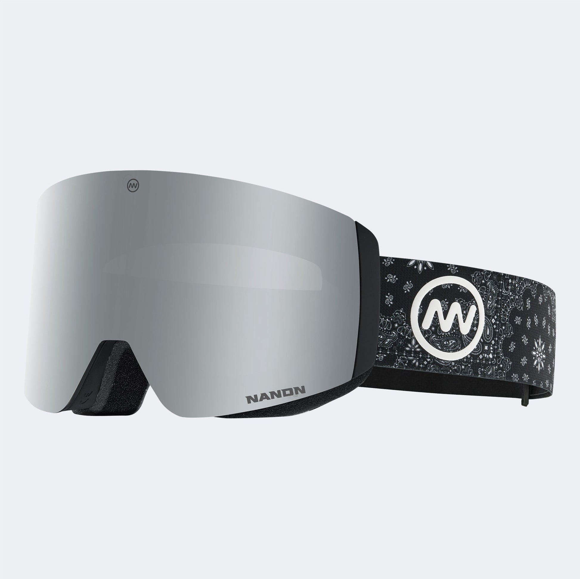 NANEND Large Magnetic Double-Layer Anti-Fog Ski Goggles