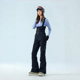 Slim Micro Flare 2L Waterproof Ski Bibs – Women's