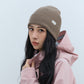 Merino Wool Blend Ski Hat – Thermal Breathable Jersey Knit, Unisex - NANEND