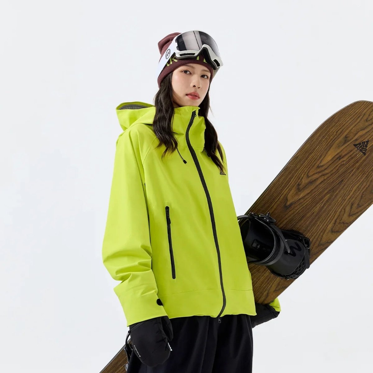 NANEND 3L Hardshell Ski Jacket with YKK Zipper and RECCO