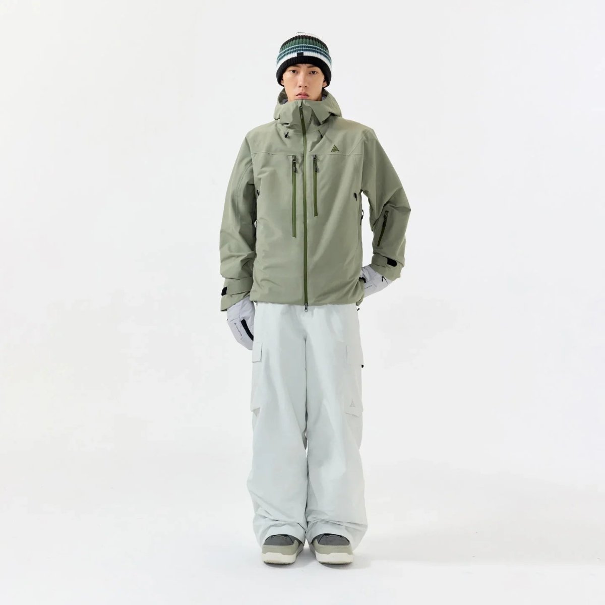 NANEND 3L Lightweight Waterproof and Moisture - Wicking Ski Pants - Free Fit - Unisex - NANEND