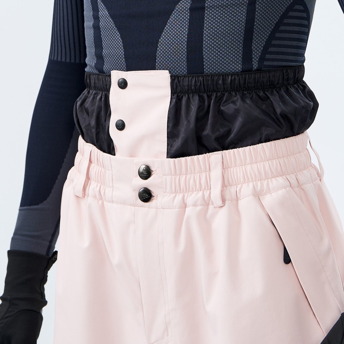 NANEND 3L Loose Waterproof Fully Seamed Pink Snowsuit - NANEND