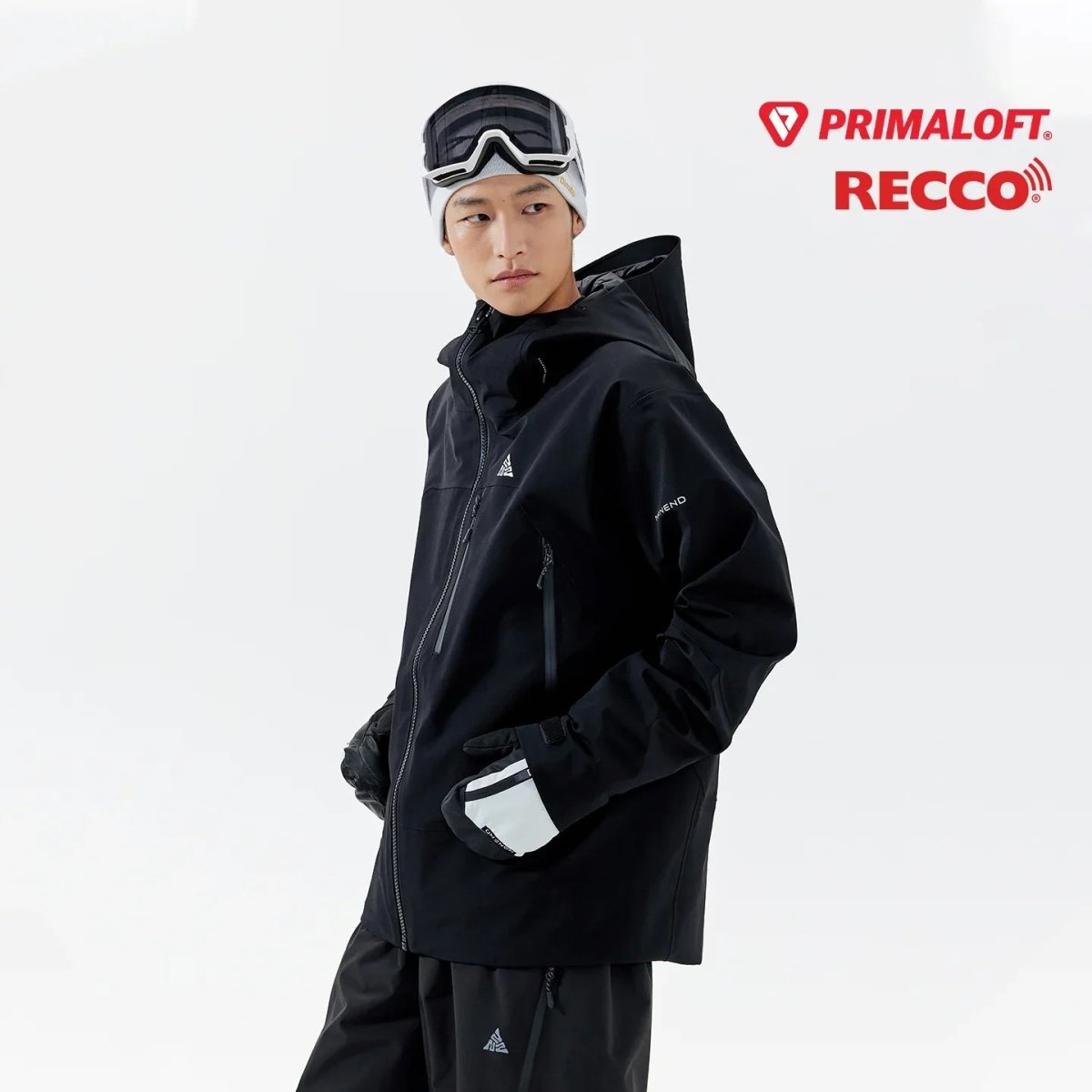 NANEND 3L Professional Waterproof P - Cotton Filling Warmth with RECCO Ski Jacket - Unisex - NANEND