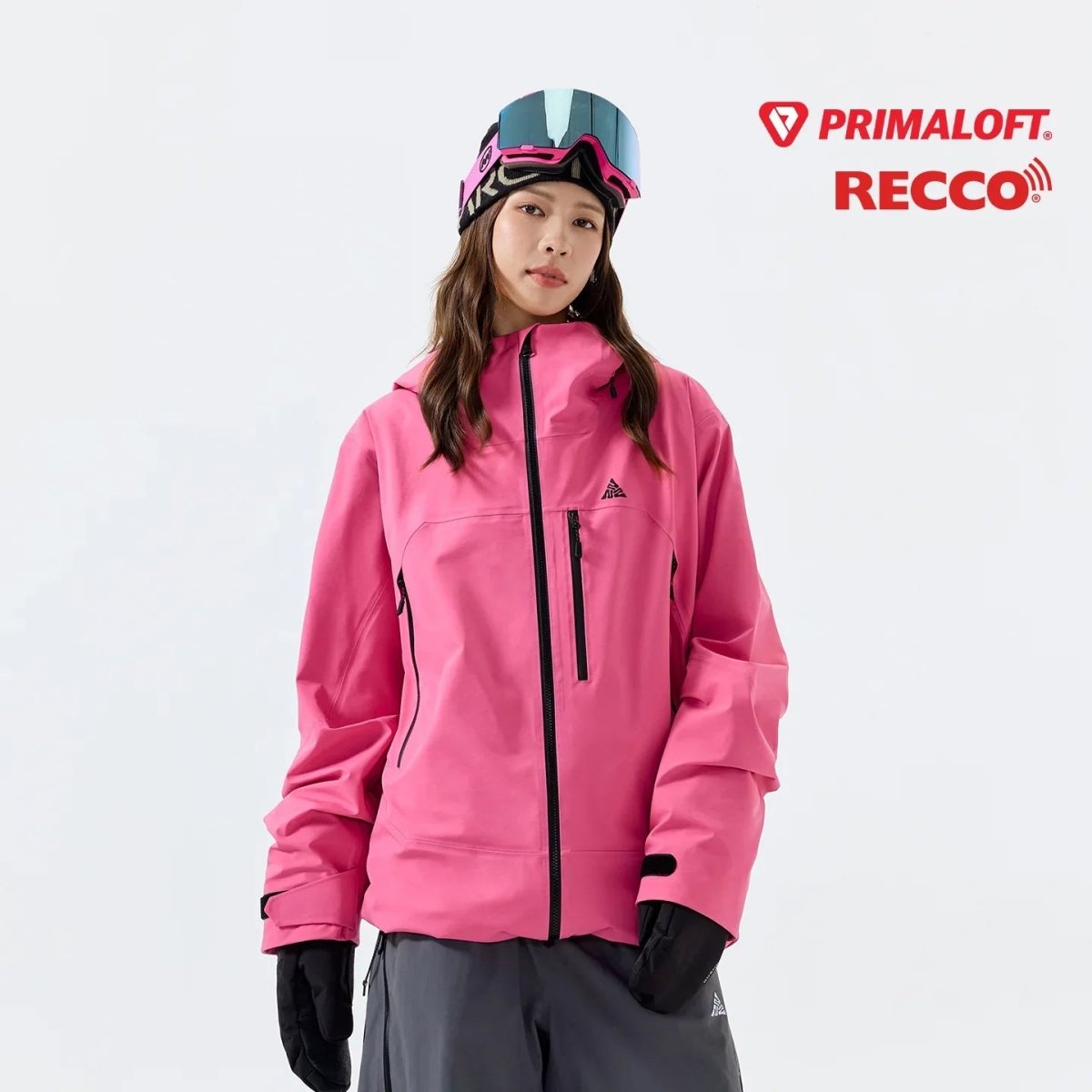 NANEND 3L Professional Waterproof P - Cotton Filling Warmth with RECCO Ski Jacket - Unisex - NANEND