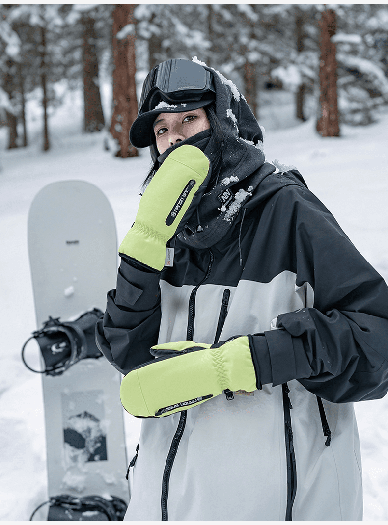 NANEND 3M Waterproof and abrasion - resistant inner fingerless ski gloves - NANEND