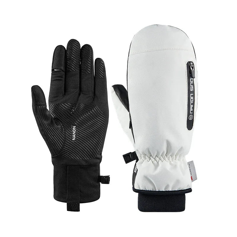 NANEND 3M Waterproof and abrasion - resistant inner fingerless ski gloves - NANEND